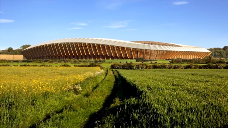 Video: Sân vận động làm bằng gỗ đầu tiên trên thế giới