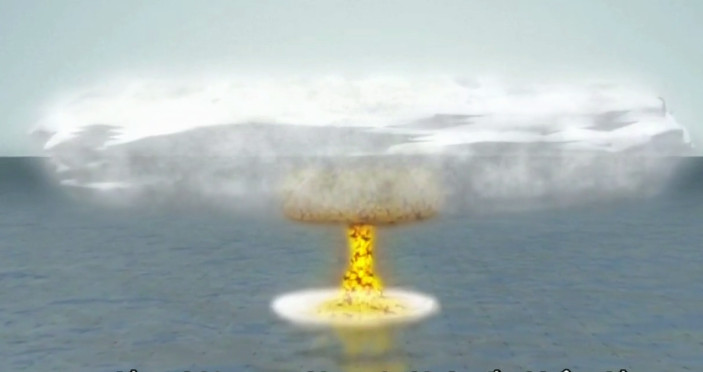 Video: Thảm họa môi trường khi nổ bom nhiệt hạch ở Thái Bình Dương
