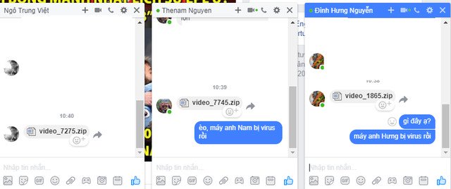 Virus đào tiền ảo dạng file zip lây lan chóng mặt qua Facebook Messenger