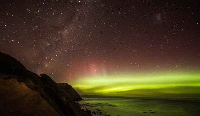 Vũ điệu cực quang lộng lẫy đêm New Zealand