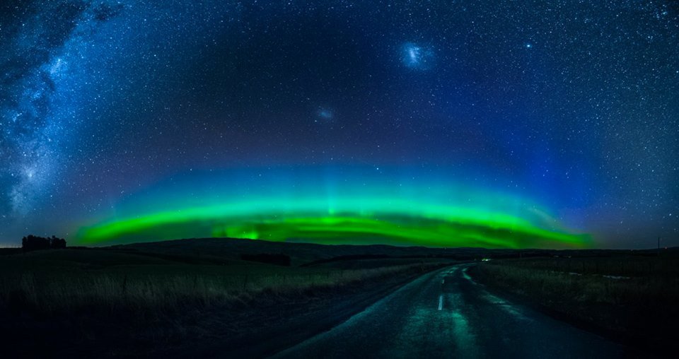 Vũ điệu cực quang lộng lẫy đêm New Zealand