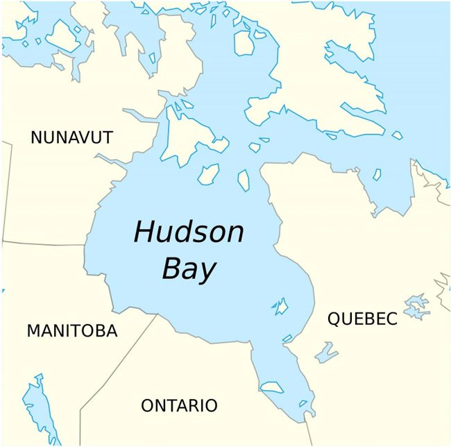 Vùng vịnh có trọng lực yếu bất thường ở Canada