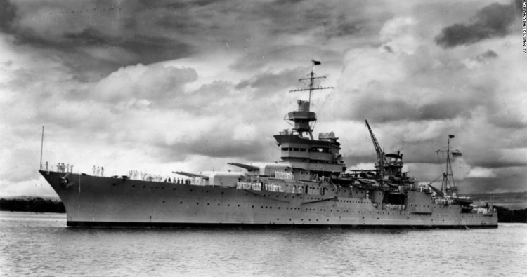 Xác tàu chiến Mỹ được tìm thấy sau 72 năm dưới đáy biển