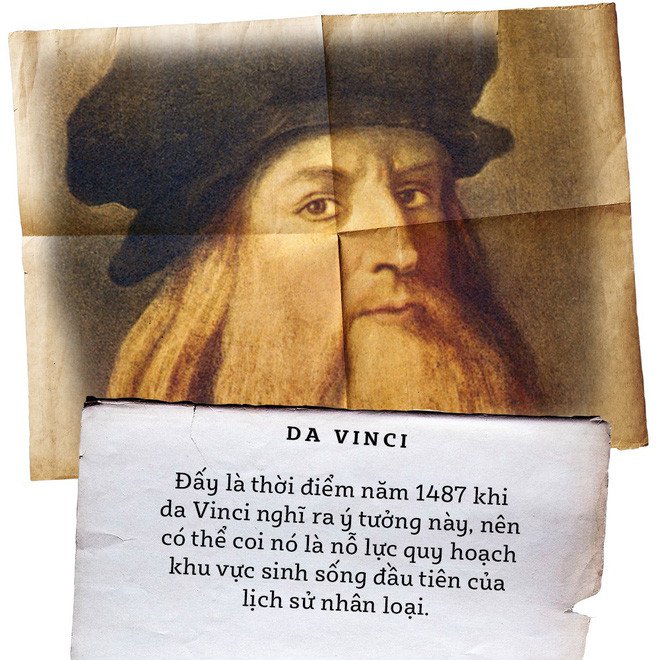 Ý tưởng quy hoạch đô thị cách đây 521 năm của Leonardo da Vinci