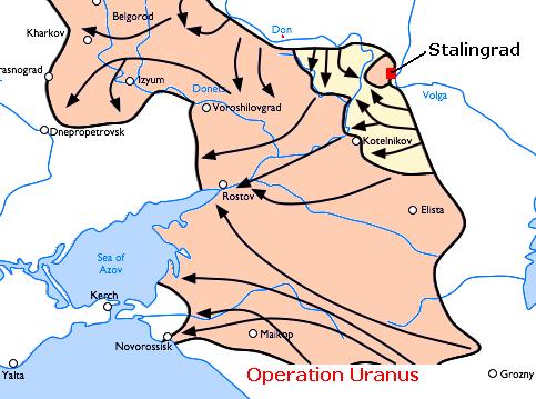 19/11/1942 - Hồng quân Liên Xô phản công và bao vây quân Đức tại Stalingrad