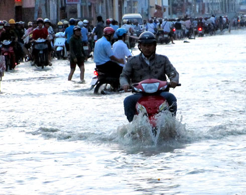 20% diện tích Sài Gòn ngập khi nước biển dâng một mét