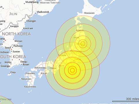 30 trận động đất rung chuyển đảo Nhật Bản