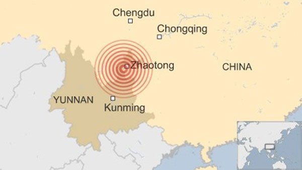 381 người chết trong động đất mạnh ở Trung Quốc
