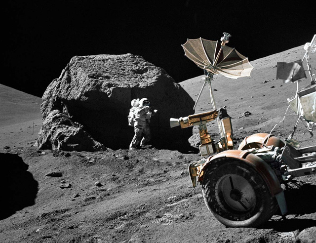7/12/1972 - Apollo 17 trở thành nhiệm vụ cuối cùng đưa con người lên Mặt Trăng