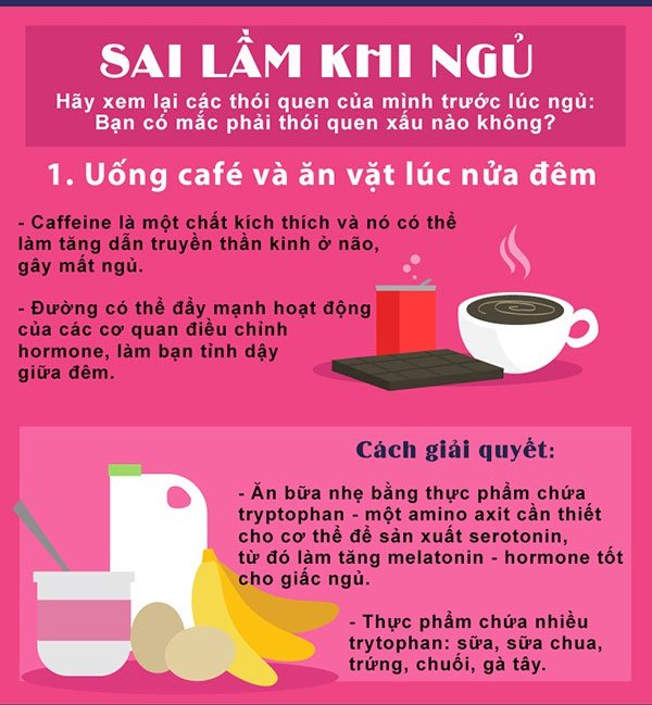 7 sai lầm khi đi ngủ khiến bạn thao thức cả đêm