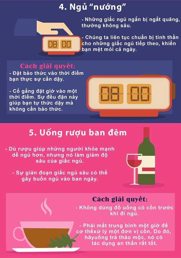 7 sai lầm khi đi ngủ khiến bạn thao thức cả đêm