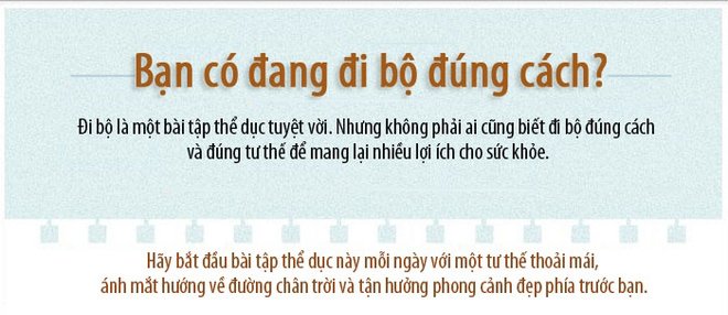 Bạn có đang đi bộ đúng cách?