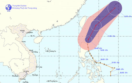 Bão lớn khiến 17 người Philippines thiệt mạng