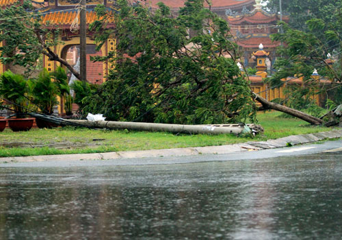 Bão Nari tàn phá phá miền Trung