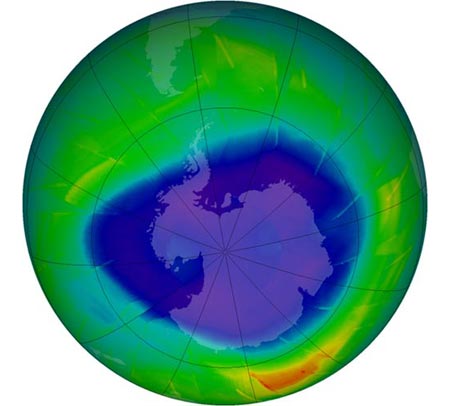 Bất thường tại tầng ozone khu vực xích đạo