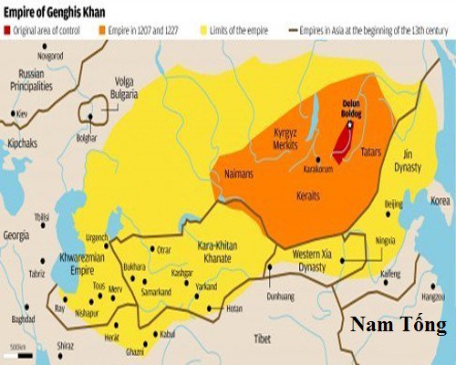 Biến đổi khí hậu ngăn Thành Cát Tư Hãn thôn chiếm Nam Tống