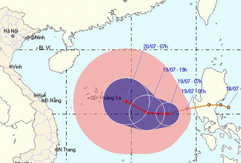 Biển Đông sắp đón bão