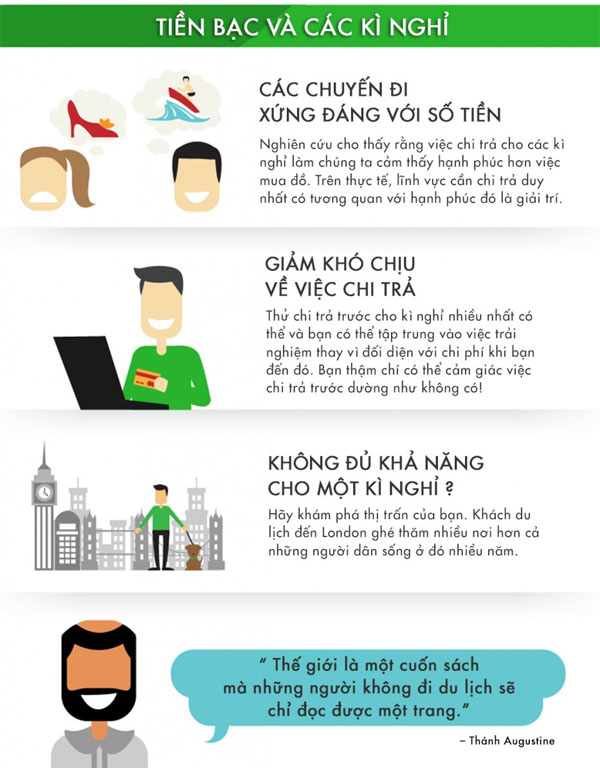 Cách gia tăng niềm vui trong kỳ nghỉ