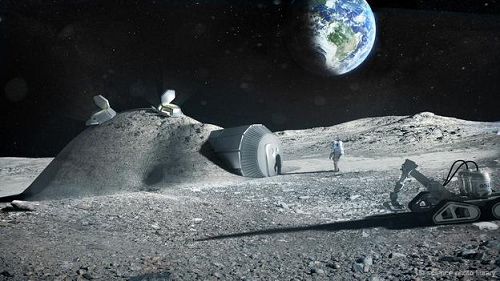 Châu Âu dự định xây làng trên Mặt Trăng
