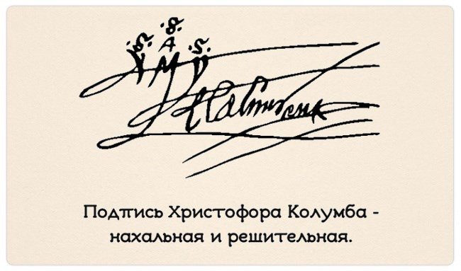 Chữ ký của những người vĩ đại trong lịch sử nhân loại