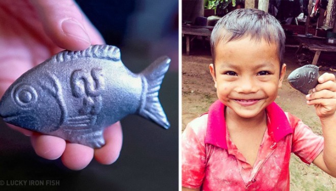 Con cá sắt chữa bệnh thiếu máu cho người Campuchia
