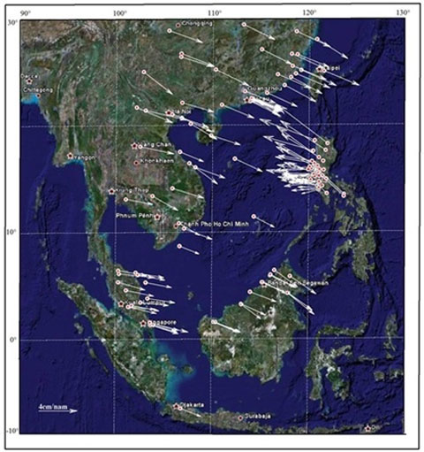 Còn động đất đến 6,8 độ Richter ngoài khơi VN