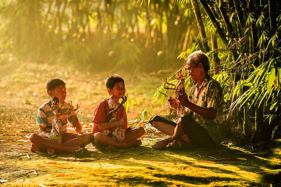 Cuộc sống yên bình nơi làng quê Việt