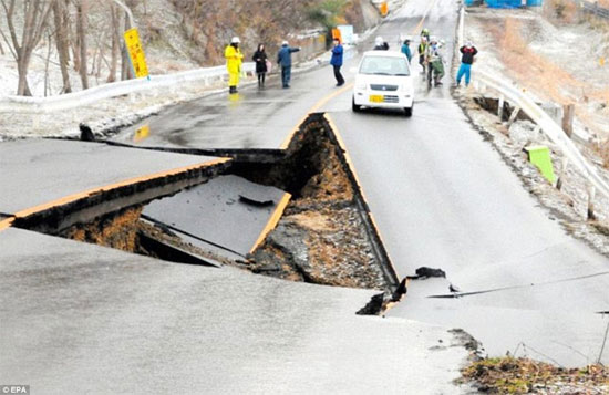 Động đất mạnh 5,9 độ Richter rung chuyển Fukushima