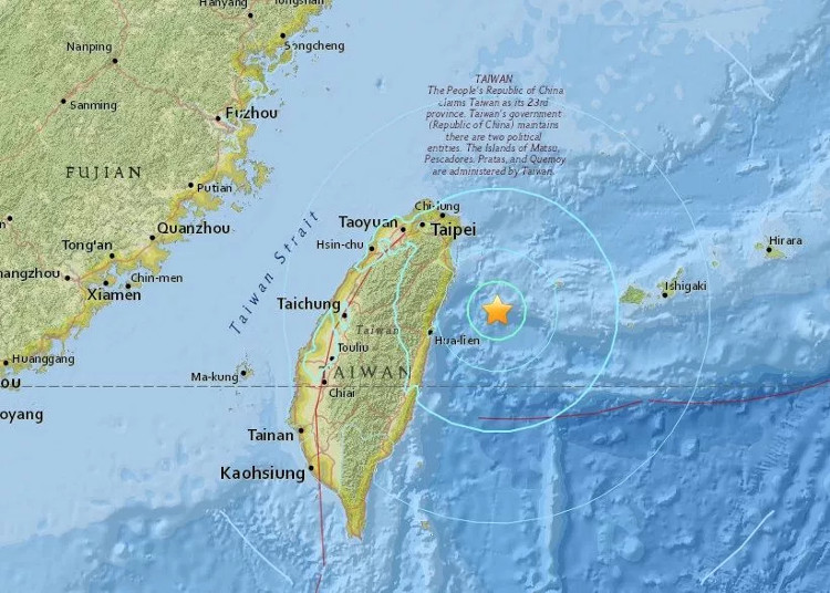Động đất mạnh rung chuyển Đài Loan