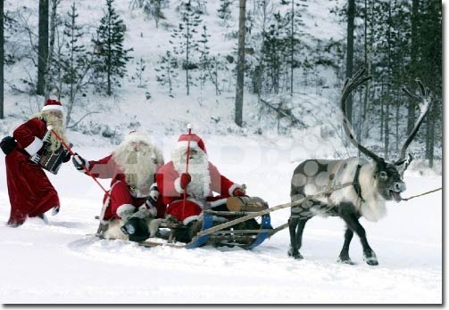 Giáng sinh này ông già Noel đi phát quà bằng gì?