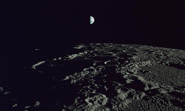 Hình ảnh kỳ thú của Trái Đất chụp từ Mặt Trăng