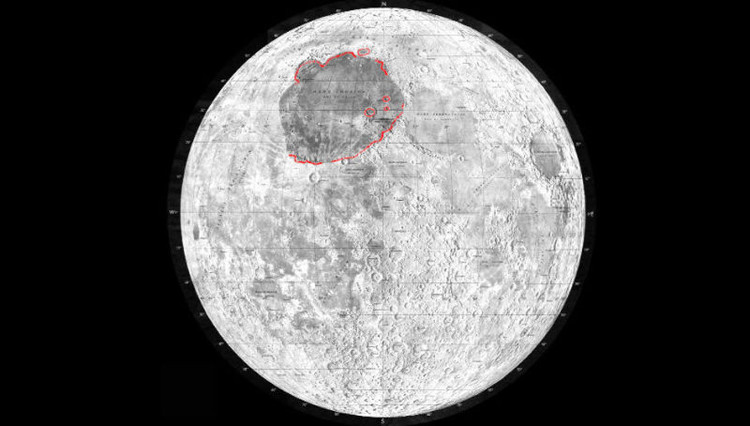 Khám phá các vết sẹo bất thường trong miệng hố va chạm Imbrium trên Mặt Trăng