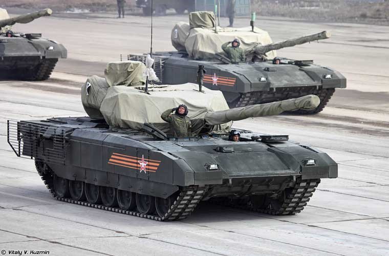 Khám phá sức mạnh quái vật mới của siêu tăng T-14 Armata