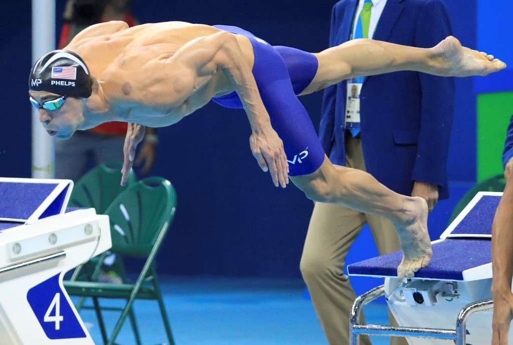 Khoảnh khắc đẹp của Michael Phelps ở Olympic 2016
