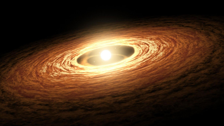 Không riêng gì sao lớn, sao lùn cổ cũng có vành đĩa khí bụi