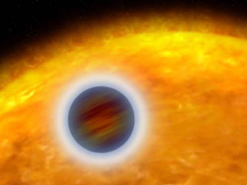 Kính viễn vọng Hubble quan sát một khí quyển nóng bỏng