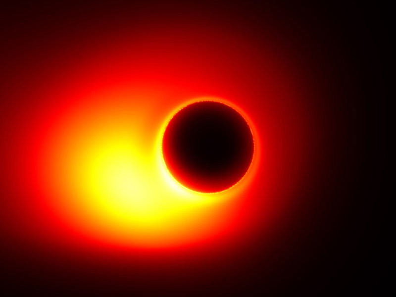Lần đầu tiên đo được miệng hố đen khổng lồ