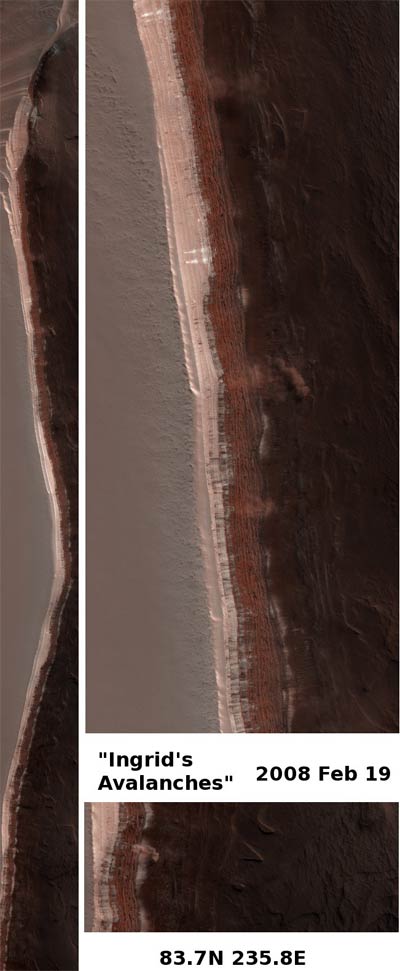 Lở đất trên sao Hỏa