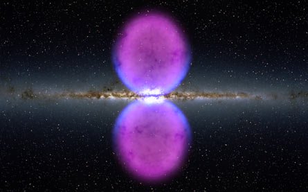 Lỗ đen của dải Ngân hà có thể đã phun trào ra bong bóng khí khổng lồ
