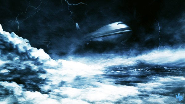 Máy bay sẽ ra sao khi đụng độ bão tố trên trời?