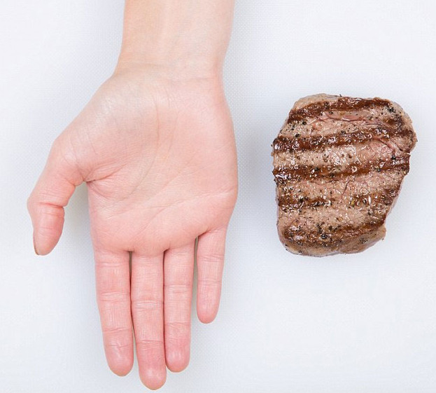 Mẹo ước lượng khẩu phần ăn giảm cân bằng bàn tay