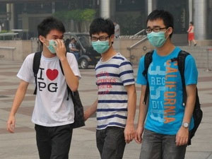 Nạn nhân đầu tiên tử vong do khói bụi ở Malaysia