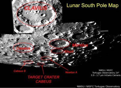 NASA bỏ bom Mặt trăng