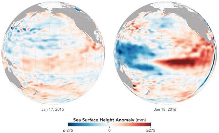 NASA: Chúng ta đang trải qua đỉnh điểm của El Nino