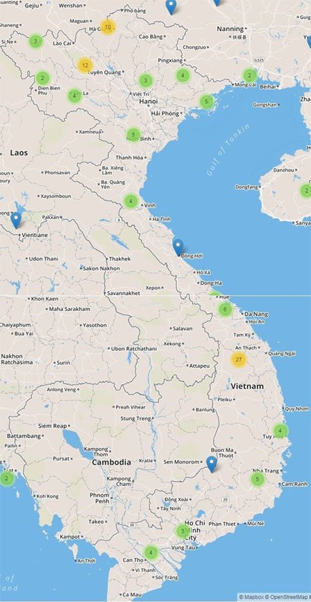 NASA công bố bản đồ sạt lở đất toàn cầu, trong đó có Việt Nam