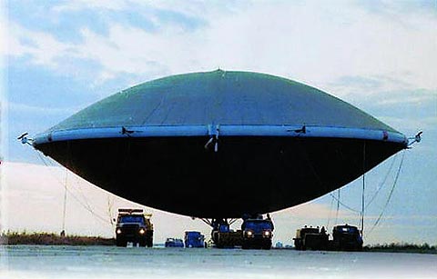 Nga nghiên cứu chế tạo khí cầu trọng tải 600 tấn