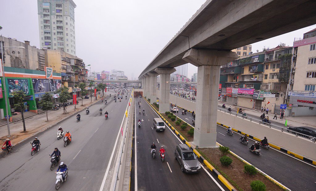 Ngắm giao lộ 4 tầng đầu tiên ở Việt Nam sau khi thông hầm chui