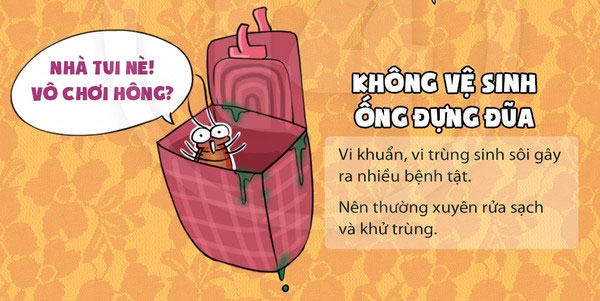 Nguy hại tiềm tàng khi sử dụng đũa không đúng cách