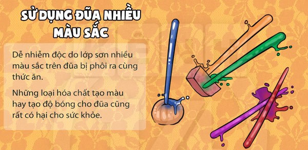 Nguy hại tiềm tàng khi sử dụng đũa không đúng cách