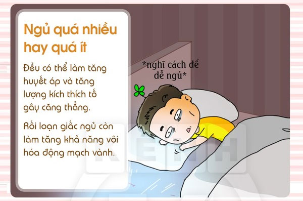 Những thói quen vô tình làm trái tim ốm yếu